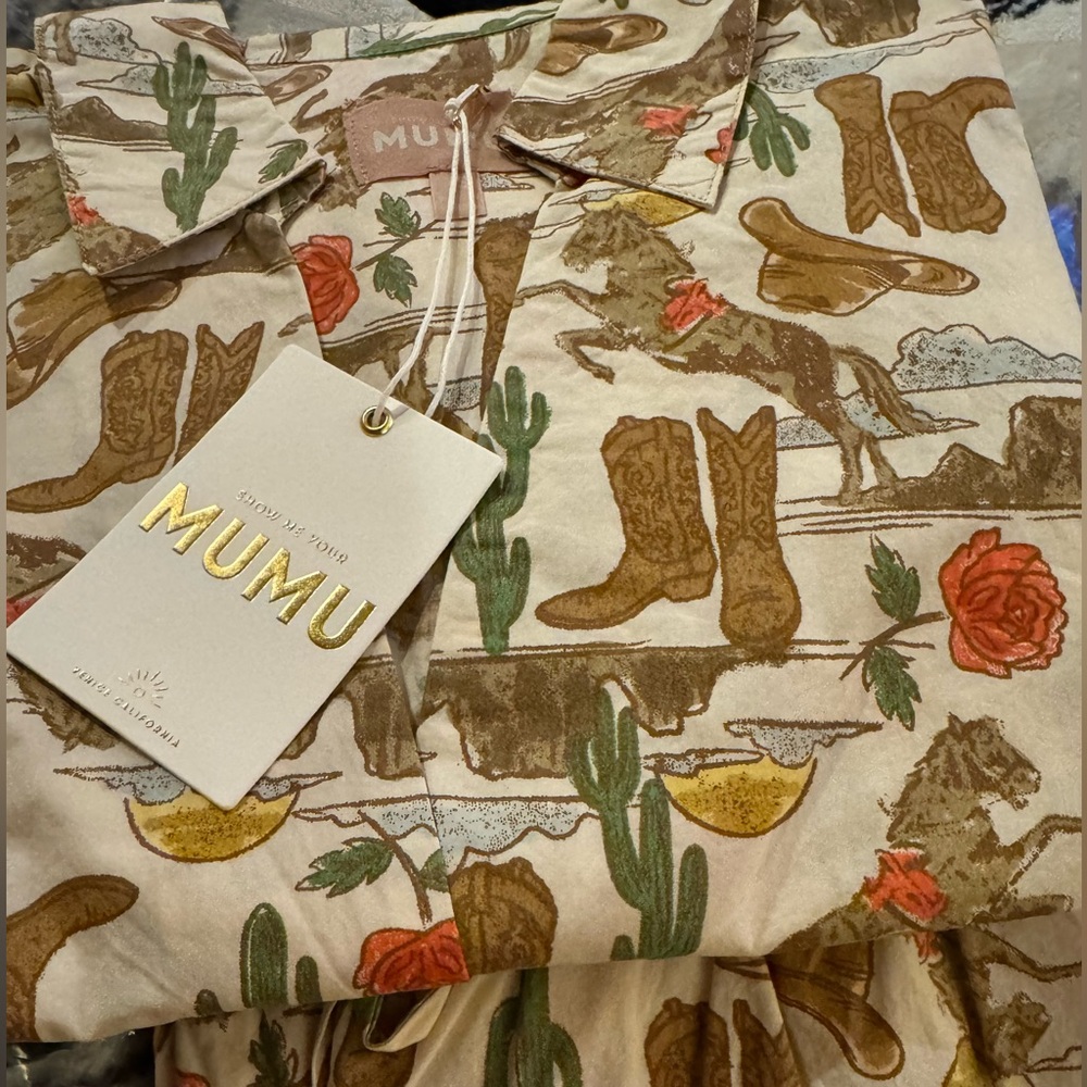 Show Me Your Mumu Rodeo Escape PJ Set Size XS. - Picture 1 of 5